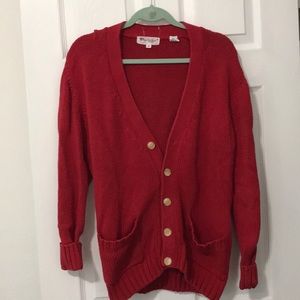 Thick Long Mr. Rogers Cardigan